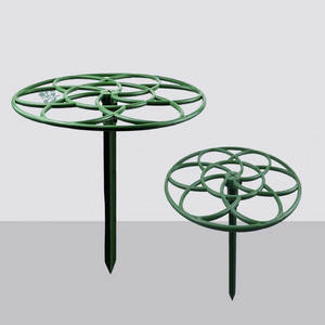 <span class=keywords><strong>Support</strong></span> moderne en plastique en forme de tournesol <span class=keywords><strong>pour</strong></span> plantes grimpantes avec plateau cylindrique – Outils de jardinage <span class=keywords><strong>pour</strong></span> la plantation de fraises et supports - Product Image 1