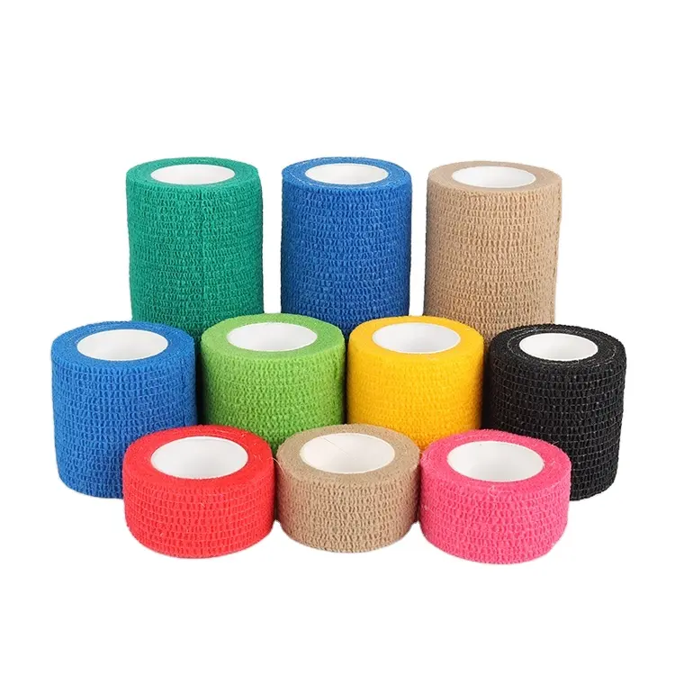 Fabricant de ruban médical élastique auto-adhésif de haute qualité 4 "X 5 Yds Bandage cohésif pour chevaux