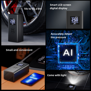 Các Nhà Sản Xuất Xe 22Mm Xi Lanh Điện Thông Minh LED Đèn Cho Xe Xe Máy Xe Đạp Lốp <span class=keywords><strong>Inflator</strong></span> Máy Nén Bơm Hơi Máy Bơm Không Khí - Product Image 4