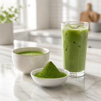 Poudre de Matcha Biologique de Qualité Cérémoniale Classique pour Boissons Chaudes ou Froides à Boire Directement Certifiée USDA et UE en Vrac