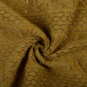 Yeni işlemeli pamuk çok renkli jakarlı naylon dantel giysi kumaşı