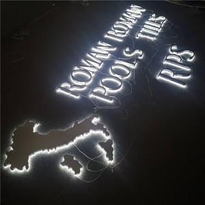 Letras LED de acero inoxidable, letreros retroiluminados con el <span class=keywords><strong>alfabeto</strong></span> en 3D, #304 - Product Image 5