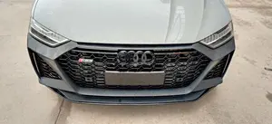 Front Bumper With Grill For Audi A7 RS7 Style High Quality Car Accessories Auto Body Kitl For Tuning Parts PP Material 2019-2021