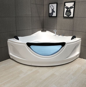 Baignoire d'Angle Balnéo Acrylique Spacieuse pour <span class=keywords><strong>2</strong></span> <span class=keywords><strong>Personnes</strong></span> avec Jacuzzi et Massage en Verre, Qualité Supérieure pour Vente en Gros - Product Image 3