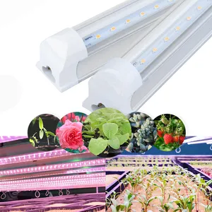 หลอดไฟ LED สำหรับปลูกพืชในร่มขนาด4ฟุต4ft 18W 36W T8ไฟสำหรับปลูกพืชในร่ม