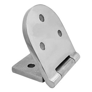 Charnière en forme de D en acier inoxydable 76x40x4mm, quincaillerie marine, charnière de porte de bateau, pièce de rechange - Product Image 5