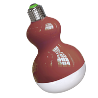 Ampoule d'urgence portable sans fil rechargeable, ampoule rechargeable, lumières LED d'urgence avec batterie, plafonnier LED d'urgence pour la maison