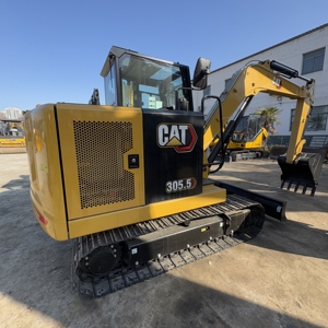 Excavatrice sur chenilles d'occasion Caterpillar CAT305.5 du Japon, machine de terrassement de 5,5 tonnes, CAT305.5E, CAT303.5, CAT305E2, mini-excavatrices d'occasion - Product Image 3