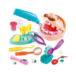 Set Gioco di Ruolo per Bambini, Giocattoli da Dentista con Trapano e Kit per Riempimento, Set Dentista con Pasta Modellabile - Product Image 1