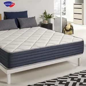 Venta al por mayor híbrido de tamaño completo moderno hotel dormitorio colchón individual king size cama de espuma de memoria de látex reina esponja Colchao colchones