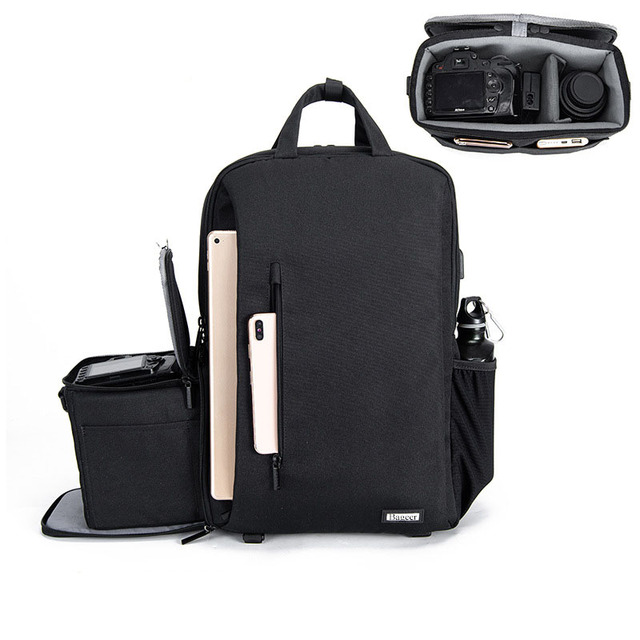2024 Hot Sale Customized DSLR Camera Bag Accessories Digital Camera Backpack Small Camera Bag