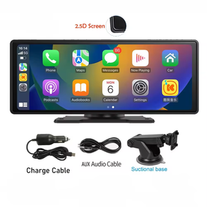 10,26 pulgadas portátil inteligente inalámbrico Android Auto navegación pantalla táctil Carplay coche Monitor - Product Image 1