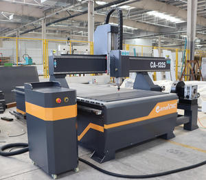 Router CNC Mini 3D per Incisione su Legno a Basso Prezzo CA1325 NC Studio Syntec DSP RichAuto Mach3 3 Assi Motore Singolo 3.2kW 24000 - Product Image 4