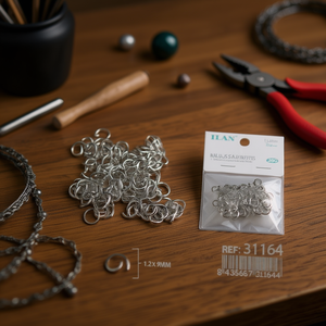 Anelli aperti 1,2x9mm 20G per la creazione di gioielli - Product Image 3