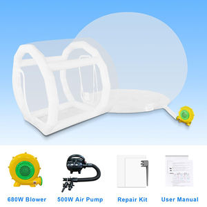 Gran oferta, tienda de cúpula inflable de PVC transparente, <span class=keywords><strong>casa</strong></span> de burbujas transparente con soplador para globos voladores - Product Image 5