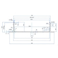 Boîtier électronique mural personnalisé en alliage d'aluminium extrudé pour rail DIN, IP54, avec parafoudre, testeur et transmetteur