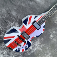 Guitare basse électrique de haute qualité en forme de violon, guitares électriques