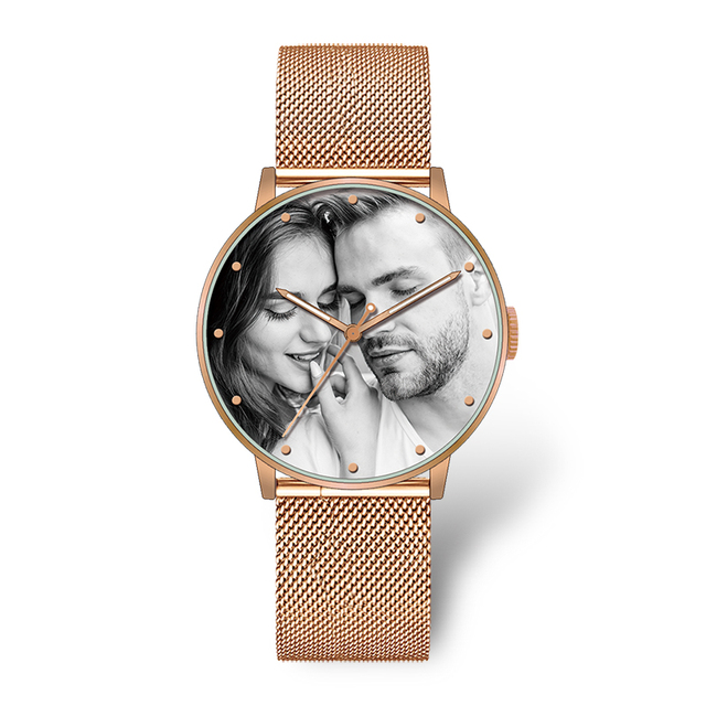 Design Logo Printing Creative Fashion Custom Watch Dial Wholesale  Analog OEM Wrist Quartz Watch