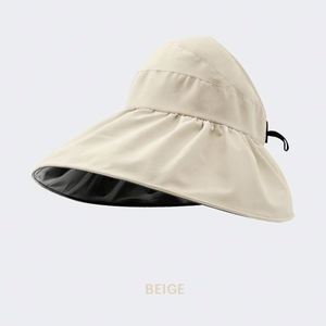 Sun Women Summer Beach Hats Tapa Pet Uv Protection Upf 50+ Outdoor Packable Travel Foldable Wide Brim Cap Promotion Gift - Product Image 2