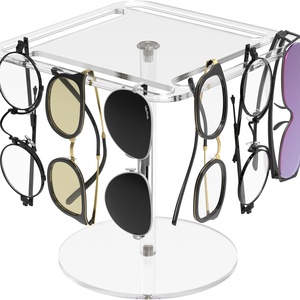 Présentoir en acrylique pour lunettes, support multi-niveaux étagé pour lunettes de soleil, organisateur de lunettes transparent et durable pour <span class=keywords><strong>opticien</strong></span> - Product Image 1
