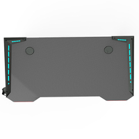 BFP-Mesa de juegos para ordenador, escritorio con luz LED, diseño profesional ajustable