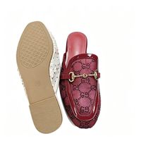 Nouvelles Mules en Cuir Grande Taille pour Femmes – Chaussures Plates Décontractées Tendance – Babouches d'Extérieur
