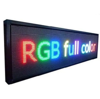 Écran LED flexible intelligent 32x128, étanche IP65, contrôlé par application, 25x8 pouces, couleur rouge ultra-lumineuse, panneau LED programmable résistant à l'eau
