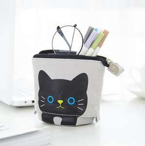 Creative Stationery Retractable <b>Pencil</b> case Cute Cartoon Multi-functional Pen Zipper Bag - Product Image 3