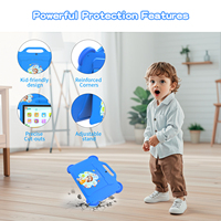 Tablet PC AT11K de 10.1 Pulgadas para Niños con Tarjeta SIM 4G, 4GB+64GB, Buena Calidad, Pantalla Capacitiva Portátil, Procesador Potente, Nueva Educativa