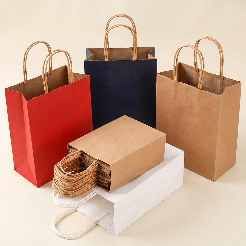 Custom Printed Shopping Paper Gift Bag Luxury Gift Paper Bag with Logo