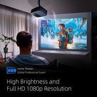 Projecteur AUN Z5S, 1080p, projecteur LED pour cinéma maison 1080p, vidéo 3D, vidéoprojecteur Android 9