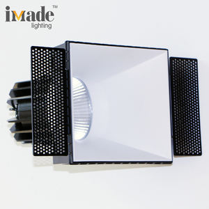 <span class=keywords><strong>IMADE</strong></span> 95Ra Trimless Square LED Spot Light Arandela de pared LED antideslumbrante Downlight para proyectos de hoteles - Product Image 5