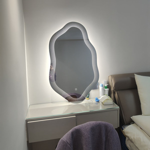 MirrorFactory Modern Hotel Large Rectangle Touch Screen Backlit Smart LED <strong>Lighted</strong> <strong>Bathroom</strong> Wall Mirror Defogging Living Room Gym - Product Image 3