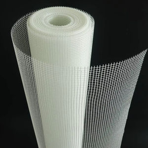 شبكة ألياف زجاجية مقاومة للقلويات بلاتينية بيضاء 110 جرام 5×5 قابلة للتخصيص 1*50 متر عالية الجودة مقاومة للتشقق لطلاء الجدران EIFS - Product Image 1