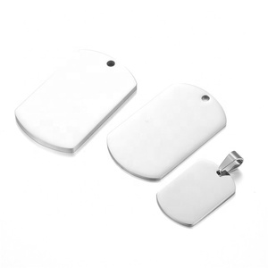 Yiwu aceon thép không gỉ 0.5 đến 3 mét độ dày trống nameplates tiêu chuẩn hình chữ nhật của nam giới ID nhóm thông tin đội <span class=keywords><strong>Dog</strong></span> <span class=keywords><strong>Tag</strong></span> - Product Image 2