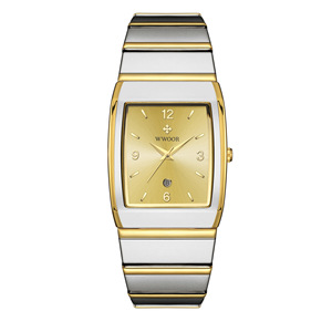 Wwoor montre <span class=keywords><strong>8888</strong></span> élégant dongguan hommes montre à quartz élégant bracelet en acier inoxydable résistant à l'eau date affichage affaires montre-bracelet - Product Image 2