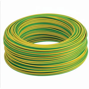 Cavo elettrico Unifilar FS17 6mmq verde giallo sezioni 100 metri - Product Image 1