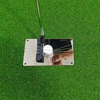 Set Cermin Latihan Golf SwingPerfect 3-Piece, Baja, Dua Sisi, Alat Bantu Latihan, Cermin Bahu, Serat Karbon, Alat Bantu Penyelarasan T-Tool