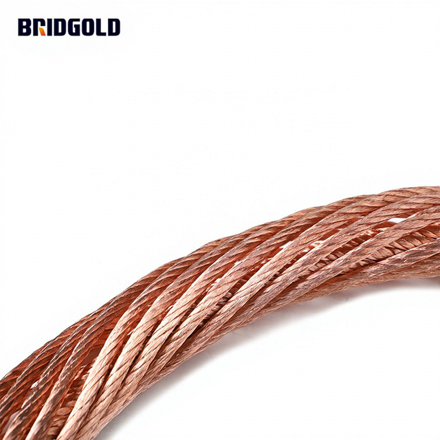 Flexible Copper Wire C11000 Insulated Electrical Wire 1.5sqmm Flexible Bare Copper Stranded Wires Conductor Cables