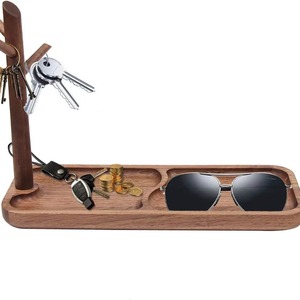 Wooden Key Storage Tray <b>Tree</b> Branch Design 29.4cm <b>Standing</b> Rack Home Decoration - Product Image 5