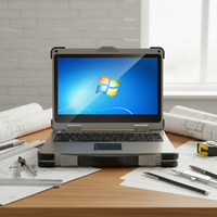 Ordinateur portable robuste de 15,6 pouces haute luminosité avec processeur Intel Core i5, i7, i9, compatible Windows et Linux, idéal pour l'extérieur et l'industrie