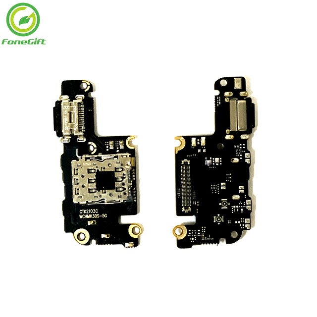 USB Charging Dock Port Connector Board Flex Cable for XIAOMI 10T Flex De Carga