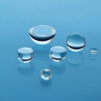 Verre optique 1mm 2mm 3mm Lentilles sphériques Saphir Quartz BK7 Lentille hémisphérique demi-sphère