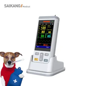 SK-PVM01 portatile multifunzione per apparecchiature animali temperatura pressione sanguigna veterinario fornitore di Monitor