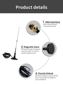 Antena Exterior de Alta Ganancia Ebyte TX2400-XPH-300 2.4GHz 8dBi con Ventosa para Exteriores - Product Image 4