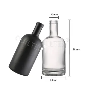 bottiglie vetro 500毫升botellas de vidrio 500毫升500毫升玻璃瓶带软木塞