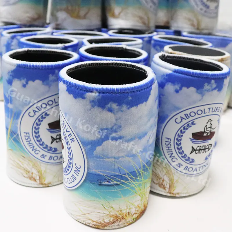 Kofei Factory Direct Custom Neoprene Beer Bottle Sleeve Insulated Can Cooler Cover Drink Printing Logo Stubby cooler