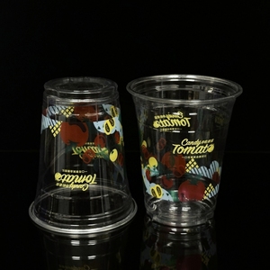 Nhựa dùng một lần cup cup với nắp trong suốt Pet nước giải khát nhựa biểu tượng tùy chỉnh in rõ ràng 12 16 20 24oz tùy chỉnh kích thước ly - Product Image 5