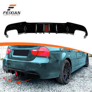 Achterdiffusorlip in glanzend zwart, M Sport MP-stijl, voor BMW <span class=keywords><strong>3</strong></span> Serie E90 E91 (2005-2012), bulk levering FEIXIAN. - Product Image 1