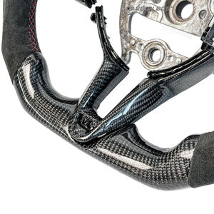 Modificació<span class=keywords><strong>n</strong></span> de volante de fibra de carbono Real Alcantara deportiva personalizada para Hyundai Elantra <span class=keywords><strong>N</strong></span> Veloster <span class=keywords><strong>N</strong></span> <span class=keywords><strong>I30</strong></span> <span class=keywords><strong>N</strong></span> - Product Image 5